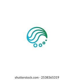 logo icon design wing illusion vector
