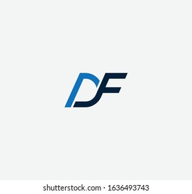 Logo and icon designs with letter FD