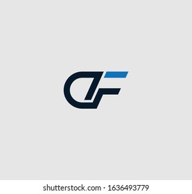 Logo and icon designs with letter FD