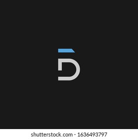 Logo and icon designs with letter FD