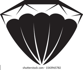 Logo or icon of diamond and oyster