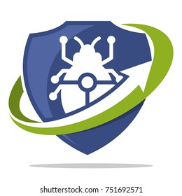 logo icon for digital security business / anti virus software
