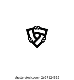 logo icon element S square technology