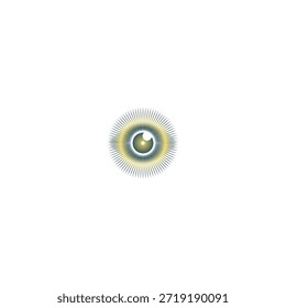 Icono de logotipo Ilusión de tecnología ocular