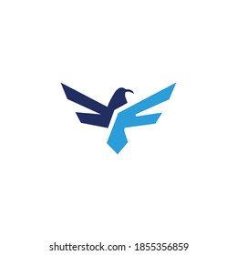 Logo-Symbol-Falcon-Tempelvektor