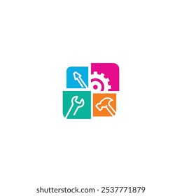 Logo Symbol Figur Tool Vektortechnologie