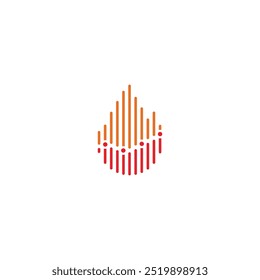 ícone de logotipo fire1 tecnologia de vetor de design
