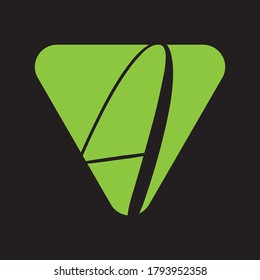 A logo icon flat and vector design template