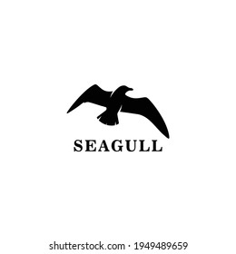 logo icon of a flying seagull