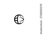 logo icon G initials technology vector