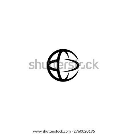 logo icon G initials technology vector