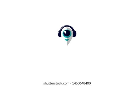 logo icon with a geo-location symbol. logo location, icon for the application, vector travel logos