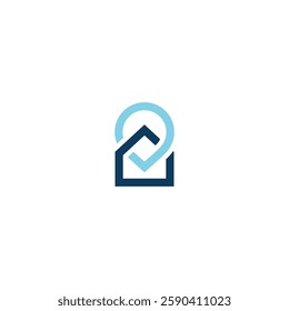 logo icon home element technology
