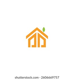 logo icon home interior element vector technology
