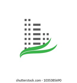 logo or icon of house and building