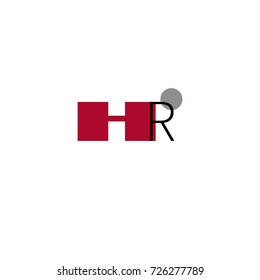 Logo, icon human resources, hr. Stock vector