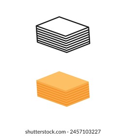 Logo , icon or illustration thousand layer cake or spekkoek