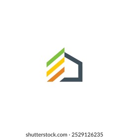 logo icon A initial element vector technology