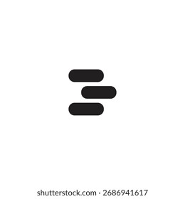 ícone do logotipo linha inicial Tecnologia M vetor