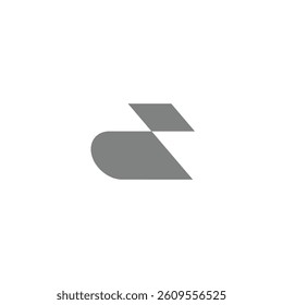 logo icon initial S element illusion vector technology