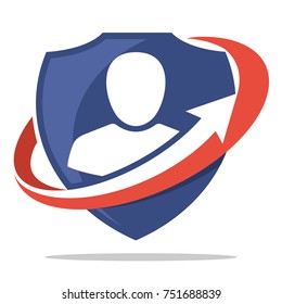 logo icon for insurance business, personal insurance