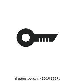 Logo or icon key unique design minimalist with blank background