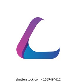 logo icon letter L colorful