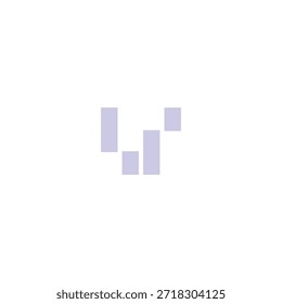 ilusión de la tecnología del diseño del icono del logotipo LI