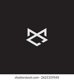 logo icono línea estrella A tecnología