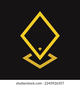 logo icon location design monoline style