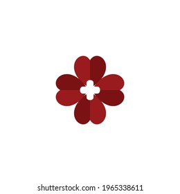 logo icon love with health