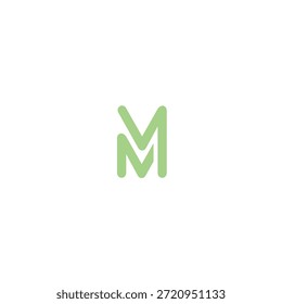 logo icon M macha vector illusion