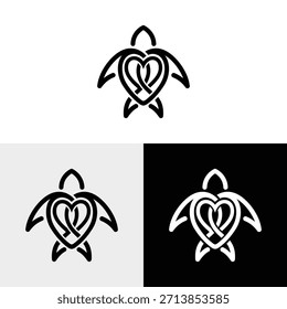 Logo-Symbol mit minimalistischem linearem Design-Stil