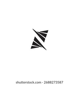 logo icon NE technology Vector illusion