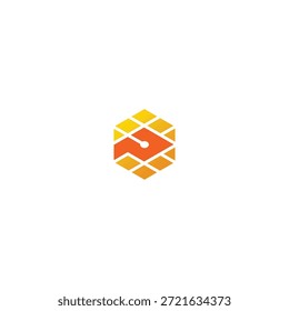 ícone de logotipo P tecnologia vetor