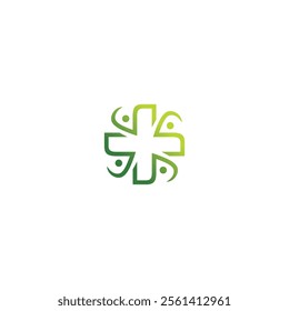 logo icon plus sign design vector technology