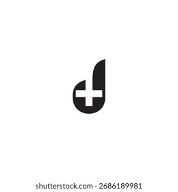 Icono de logotipo más Vector de elemento de signo