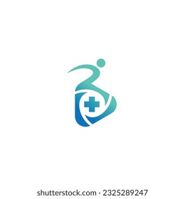 logo icon plus sign technology vector illustration