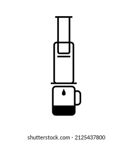LOGO ICON PRESS COFFEE EXPRESO