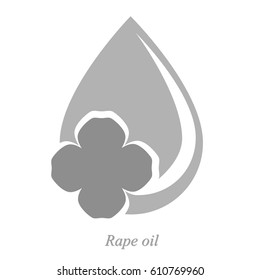 Logo icon rape oil