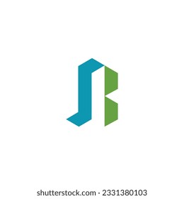 icono de logotipo Ilustración vectorial de biotecnología RB