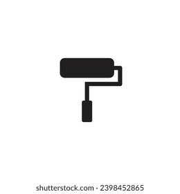 Bandeja del logotipo o del rodillo de iconos con fondo en blanco