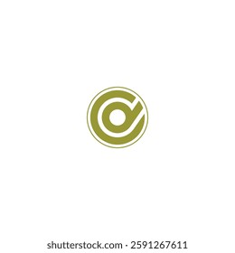 logo icon round curved technology