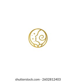 logo icon round face technology