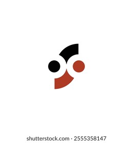 logo icon S illusion vector technology element