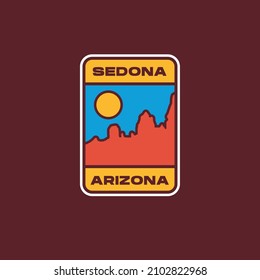 Logo and icon Sedona, Arizona, USA