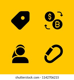 logo icon set. exchange, israeli and label vector icon for graphic design and web