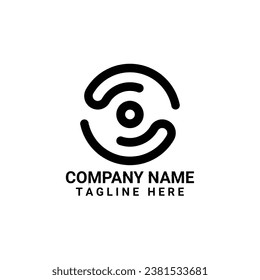 Logo and icon in the shape of a circular hand.  suitable for your company which operates in the health sector