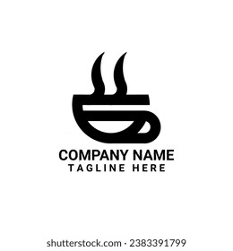 The logo and icon are in the shape of a cup with a modern impression.  suitable for your drink and cafe logo