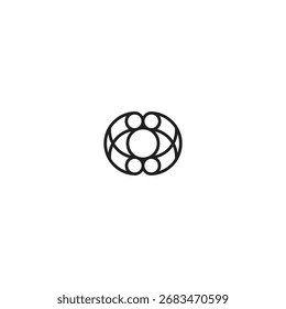 ícone logotipo ícone assinar tecnologia ilusão